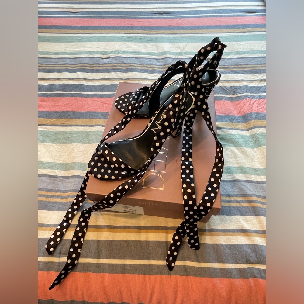 Polka dot heels